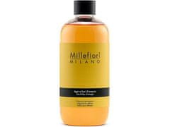 Millefiori Milano Náhradní náplň do aroma difuzéru Natural Dřevo a pomerančové květy 500 ml