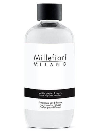 Millefiori Milano Náhradní náplň do aroma difuzéru Natural Květiny z bílého papíru 250 ml