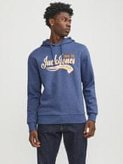 Jack&Jones Pánská mikina JJELOGO Standard Fit 12233597 Ensign Blue (Velikost L)