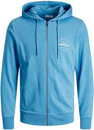 Jack&Jones Pánská mikina JJFOREST Standard Fit 12249238 Pacific Coast