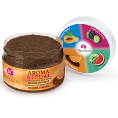 Dermacol Harmonizující tělový peeling Aroma Ritual Belgická čokoláda (Harmonizing Body Scrub) 200 g