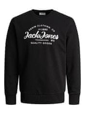Jack&Jones Pánská mikina JJFOREST Standard Fit 12248002 Black (Velikost L)