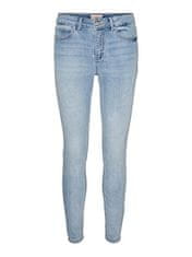 Vero Moda Dámské džíny VMFLASH Skinny Fit 10300174 Light Blue Denim (Velikost M/32)