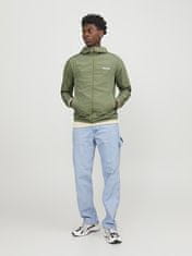 Jack&Jones Pánská bunda JJOLIVER 12249371 Oil Green (Velikost M)