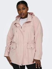 Only Carmakoma Dámská bunda CARNEWSTARLINE 15278695 Rose Smoke (Velikost 5XL/6XL)