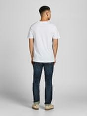 Jack&Jones 3 PACK - pánské triko JJEORGANIC Slim Fit 12191759 Black 1Black 1White 1White (Velikost S)