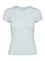 Vero Moda Dámské triko VMINES Tight Fit 10300882 Porcelain Blue (Velikost S)