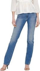 ONLY Dámské džíny ONLALICIA Straight Fit 15258103 Medium Blue Denim (Velikost 27/34)