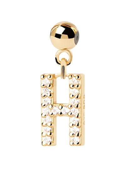 PDPAOLA Pozlacený přívěsek "H" Charms CH01-057-U