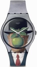 Swatch Le Fils de l`homme by Rene Magritte SUOZ350