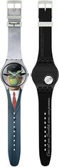 Swatch Le Fils de l`homme by Rene Magritte SUOZ350