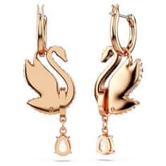 Swarovski Úchvatné labutí náušnice 2v1 s krystaly Iconic Swan 5678047