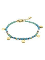 Marc Malone Korálkový náramek Gianna Blue Bracelet MCB23006G