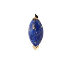 PDPAOLA Pozlacená single náušnice Lapis Lazuli Nomad Vanilla PG01-057-U