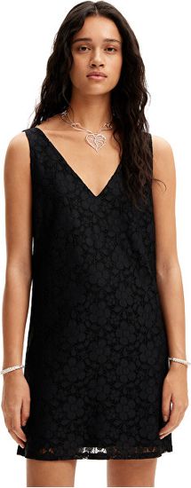 Desigual Dámské šaty Vest Lace Regular Fit 24SWVW482000