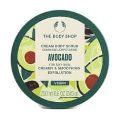 The Body Shop Vyhlazující tělový peeling pro suchou pokožku Avocado (Body Scrub) (Objem 50 ml)