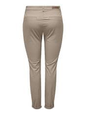 ONLY Dámské kalhoty ONLPARIS Slim Fit 15200641 Silver Mink (Velikost 34/32)