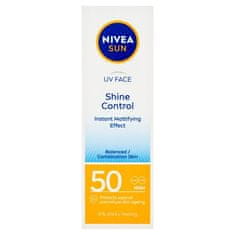 Nivea Zmatňující pleťový krém na opalování SPF 50 (Mattifying Effect Shine Control) 50 ml