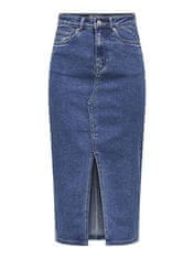 ONLY Dámská sukně ONLSIRI 15324365 Medium Blue Denim (Velikost M)