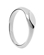 PDPAOLA Minimalistický stříbrný prsten Duke Vanilla AN02-A54 (Obvod 50 mm)