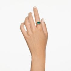 Swarovski Luxusní pozlacený prsten s krystalem Matrix 56771 (Obvod 50 mm)