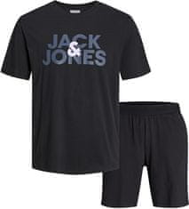 Jack&Jones Pánské pyžamo JACULA Standard Fit 12255000 Black (Velikost M)