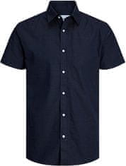 Jack&Jones Pánská košile JJJOE Slim Fit 12248201 Navy Blazer (Velikost L)