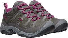 KEEN Dámské kožené tenisky Circadia Wp 1026770 steel grey/boysenberry (Velikost 40)