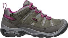 KEEN Dámské kožené tenisky Circadia Wp 1026770 steel grey/boysenberry (Velikost 40)