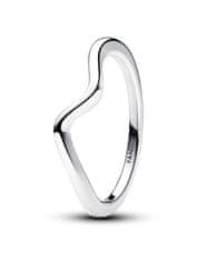 Pandora Vlnitý stříbrný prsten Timeless 193095C00 (Obvod 50 mm)