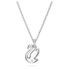 Swarovski Něžný náhrdelník s modrou Labutí Iconic Swan 5680422