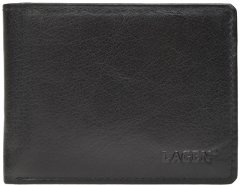 Lagen Pánská kožená peněženka 02310008 BLK