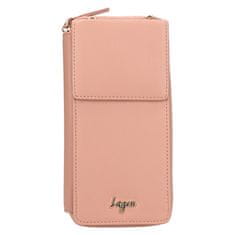 Lagen Dámská kožená crossbody kabelka BLC/5699 PEACH