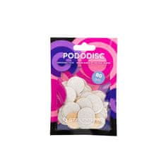 STALEKS Náhradní brusný papír pro pedikérský kotouč Pro M hrubost 80 (White Refill Pads for Pedicure Disc) 5