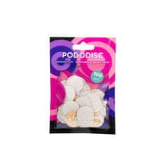 STALEKS Náhradní brusný papír pro pedikérský kotouč Pro M hrubost 100 (White Refill Pads for Pedicure Disc)