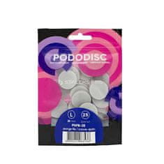 STALEKS Leštící houbička pro pedikérský kotouč Pro L (Disposable Files-sponges for Pedicure Disc) 25 ks