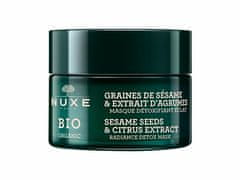 Nuxe Rozjasňující detoxikační maska BIO Sesame Seeds & Citrus Extract (Radiance Detox Mask) 50 ml