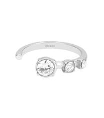 Guess Elegantní otevřený prsten se zirkony Sunburst JUBR01408JWRH (Obvod 52 mm)