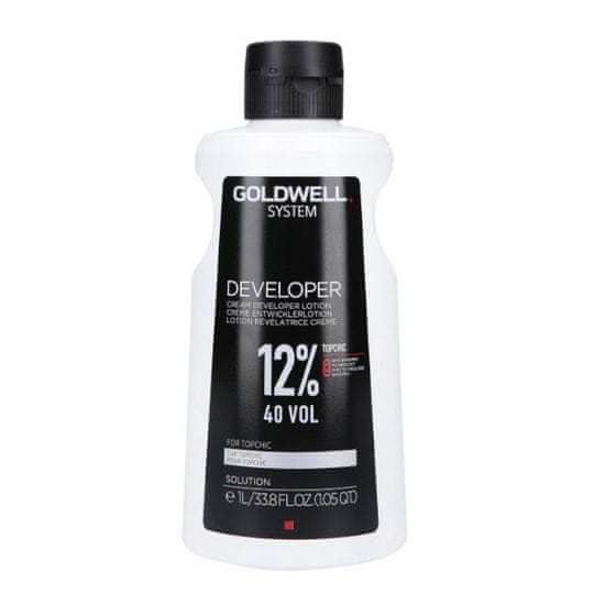 GOLDWELL Krémová aktivační emulze 12 % 40 VOL (Cream Developer Lotion) 1000 ml