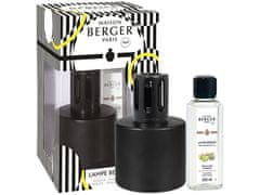 Maison Berger Paris Dárková sada katalytická lampa Illusion černá 250 ml + náplň Divočina Wilderness 250 ml