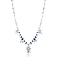Brosway Trendy ocelový náhrdelník s korálky a přívěsky Chakra BHKN082