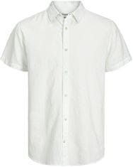 Jack&Jones Pánská košile JJESUMMER Comfort Fit 12248383 White (Velikost S)