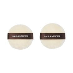 Laura Mercier Houbička na sypký pudr (Medium Velour Puff) 2 ks