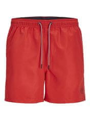 Jack&Jones Pánské koupací kraťasy JPSTFIJI Regular Fit 12225961 True Red (Velikost S)