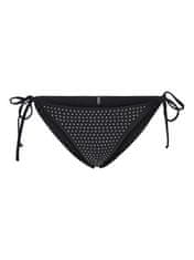 Pieces Dámské plavkové kalhotky Bikini PCALISA 17148238 Black Onyx (Velikost L)