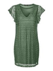 Vero Moda Dámské šaty VMMAYA Regular Fit 10304459 Hedge Green (Velikost XS)