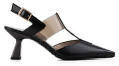 Hispanitas Dámské kožené sandály HV243369 Black/Humo (Velikost 40)