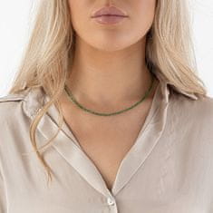 Korálkový náhrdelník ze smaragdu AJKNA006