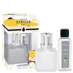 Maison Berger Paris Dárková sada katalytická lampa Glacon bílá + náplň Citronella 250 ml