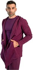 STRIX Pánský kardigan Hoodie Plum (Velikost S)